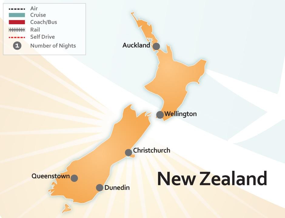Kart hava New-Zealand 