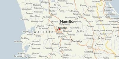 Kart Hamilton Yeni Zelandiya